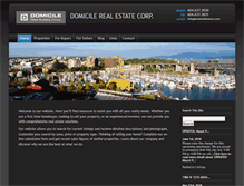 Tablet Screenshot of domicilehomes.com